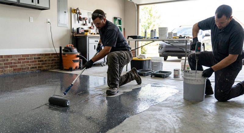 Metallic Epoxy Service in Raleigh, NC