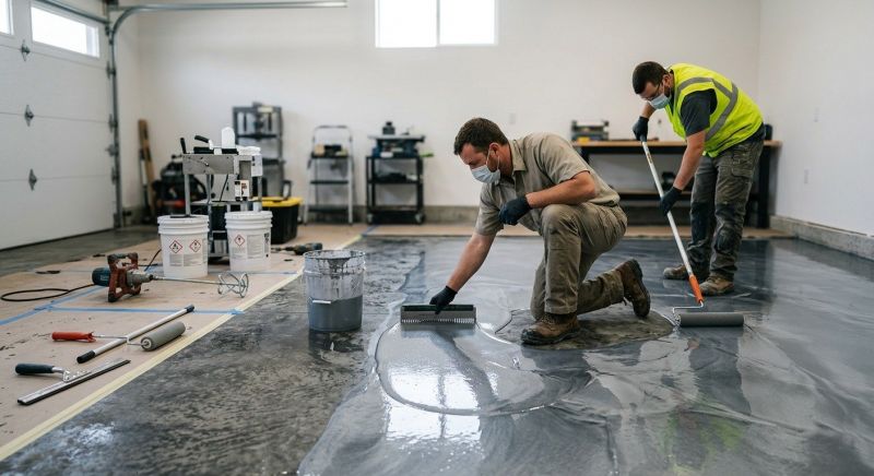 Epoxy Floor Coating Service in Woodbridge, VA